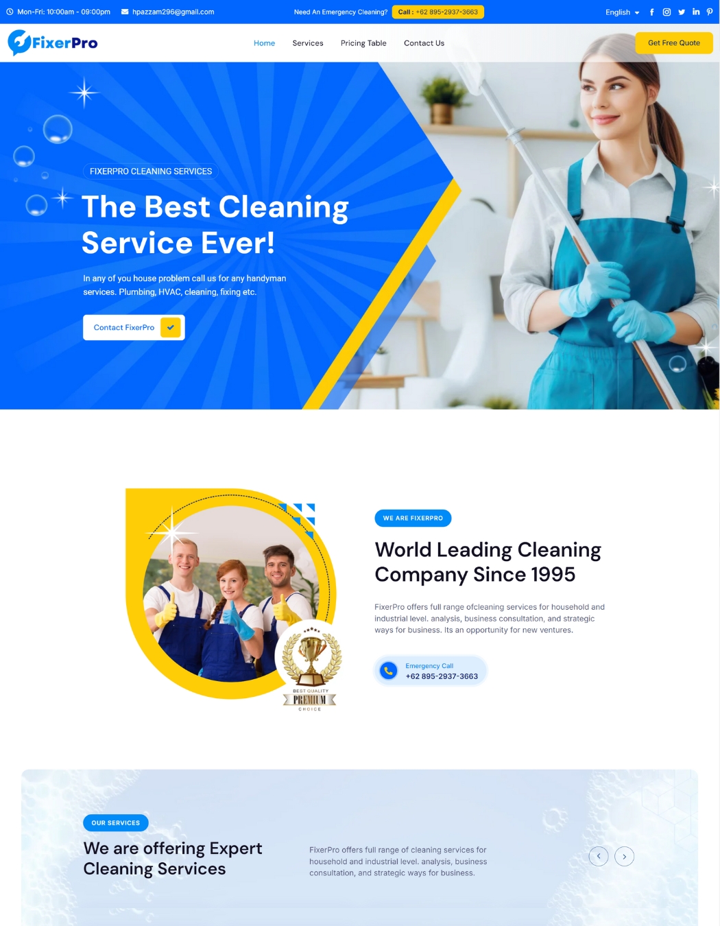 CleaningPro Web