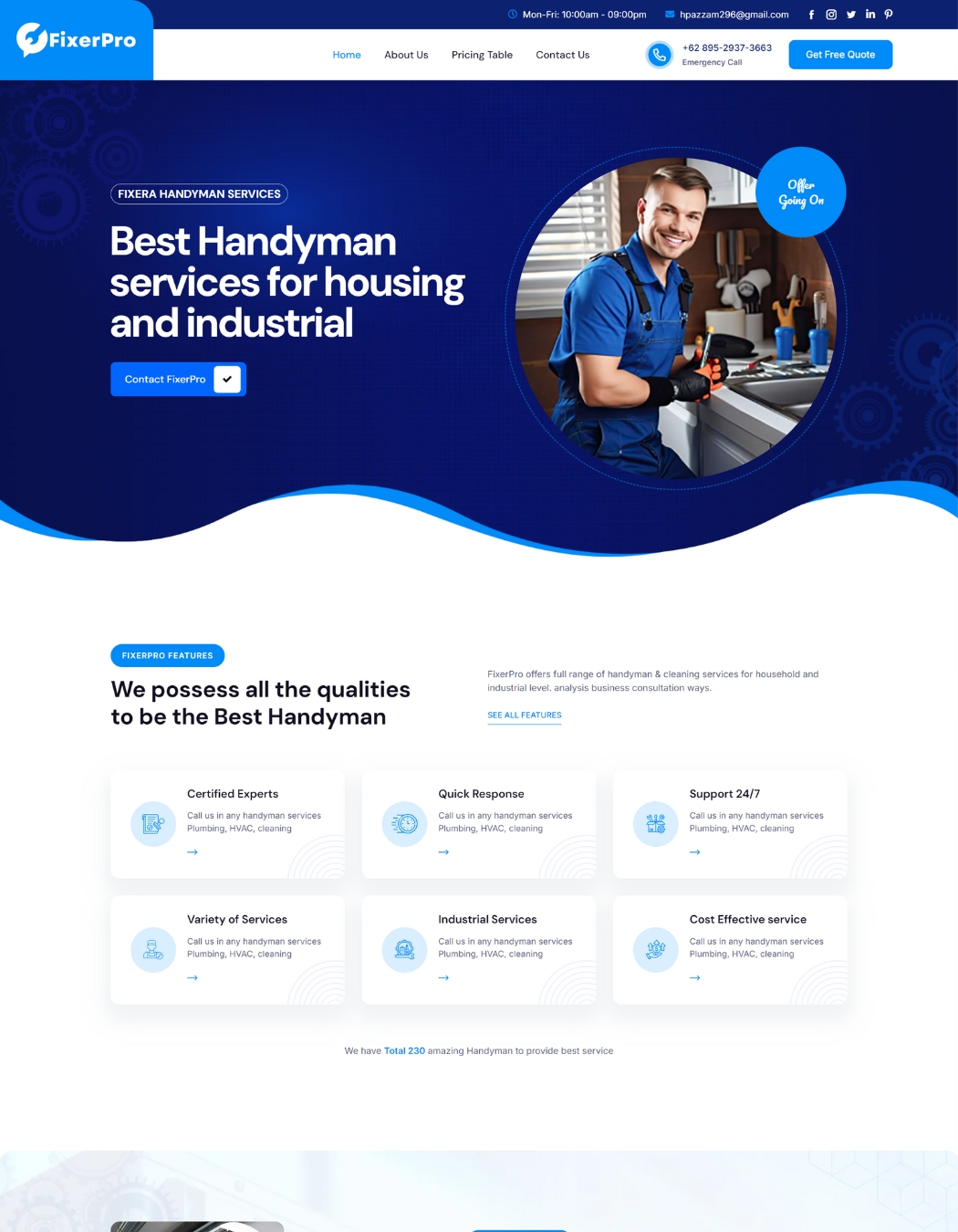 HandymanPro Web