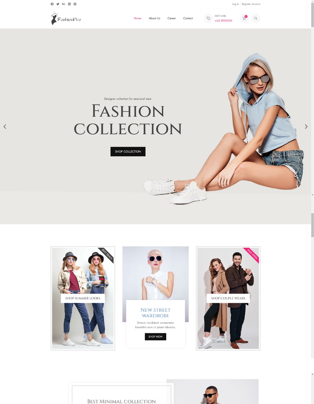 FashionablePro Web